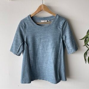 Zia New York Denim Stitch Detail Casual Shirt